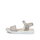 ECCO Sandale Soft (Vollnarbenleder) beige/silber Damen