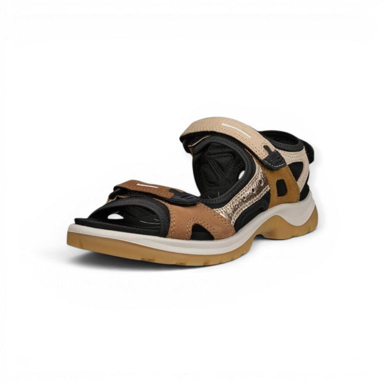 ECCO Sandale Yucatan Leder braun Damen