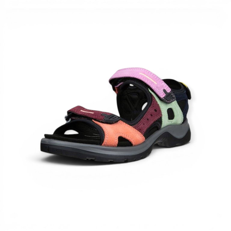 ECCO Sandale Yucatan Leder bunt Damen