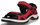 ECCO Sandale Yucatan Leder rot/schwarz Damen
