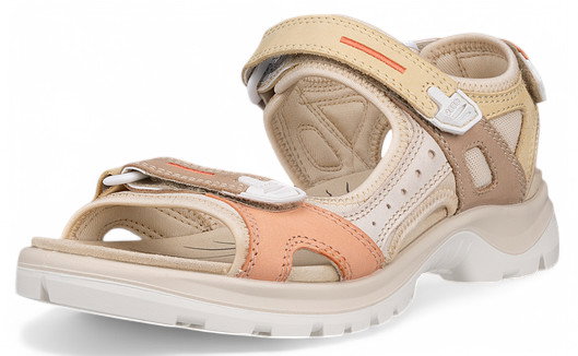 ECCO Sandale Yucatan Leder beige Damen