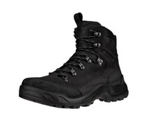 ECCO Wanderschuhe Offroad Mid (Nubukleder, wasserdicht) schwarz Herren