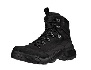 ECCO Wanderschuhe Offroad Mid (Nubukleder, wasserdicht) schwarz Herren