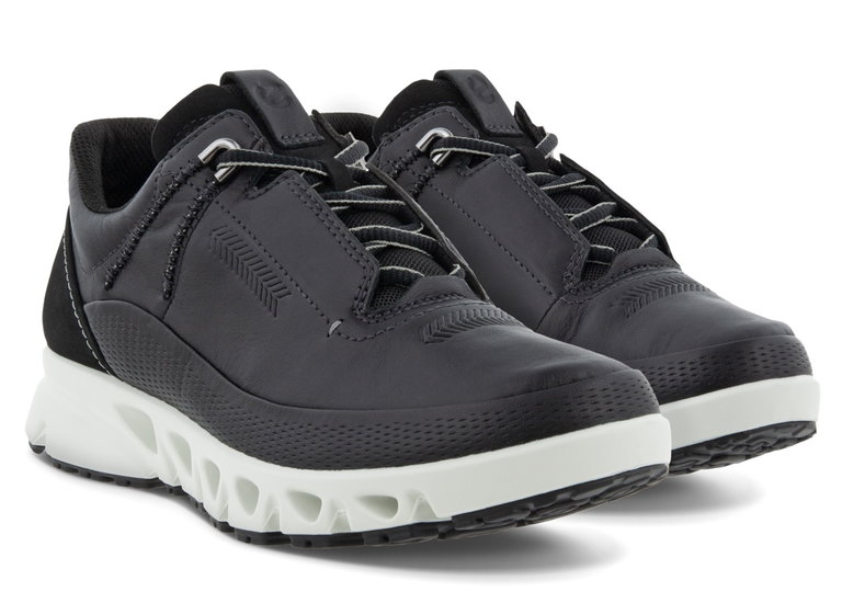 ECCO Sneaker-Wanderschuhe Multi-Vent Low Gtxs (Vollnarb und Nubukleder) schwarz Damen