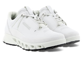 ECCO Sneaker-Wanderschuhe Multi-Vent Low Gtxs (Vollnarb und Nubukleder) weiss Damen