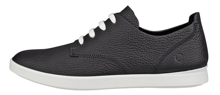 ECCO Sneaker Leisure Lace Up (weiches Premium-Leder) schwarz Damen