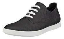 ECCO Sneaker Leisure Lace Up (weiches Premium-Leder) schwarz Damen