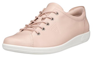 ECCO Sneaker Soft 2.0 Tie (leichte und flexible Sohle) hellrosa Damen