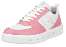 ECCO Sneaker Street 720 (Leder, wasserdicht) rosa/weiss Damen