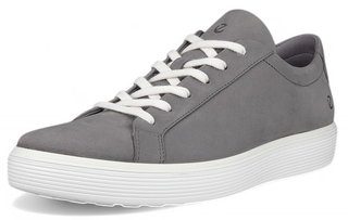ECCO Sneaker Soft 60 (Premium-Leder) grau Herren