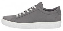 ECCO Sneaker Soft 60 (Premium-Leder) grau Herren
