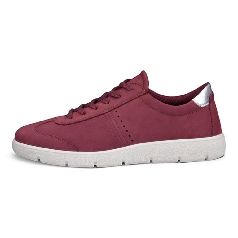 ECCO Sneaker Bella 2 (Nubukleder) burgundrot Damen