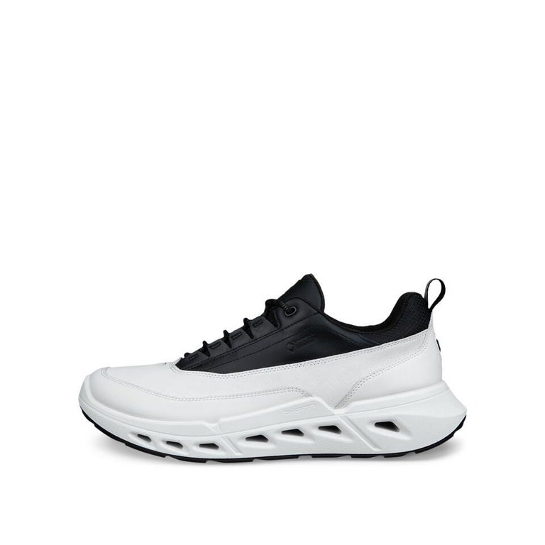 ECCO Sneaker Biom 720 GTX (skóra licowa, wodoodporna) biało-czarny męski