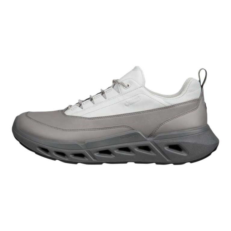 ECCO Sneaker Biom 720 GTX (Vollnarbenleder, wasserdicht) grau/weiss Herren