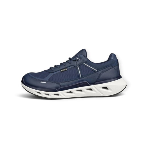 ECCO Biom 720 GTX Sneakers (full-grain leather, waterproof) navy blue men's