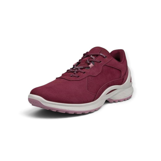 ECCO Sneaker Biom Energi Lea (Nubuckleder) dunkelrot Damen