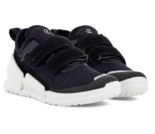 ECCO Sneaker Biom K1 (Textil/Leder, wasserdicht) schwarz Kinder