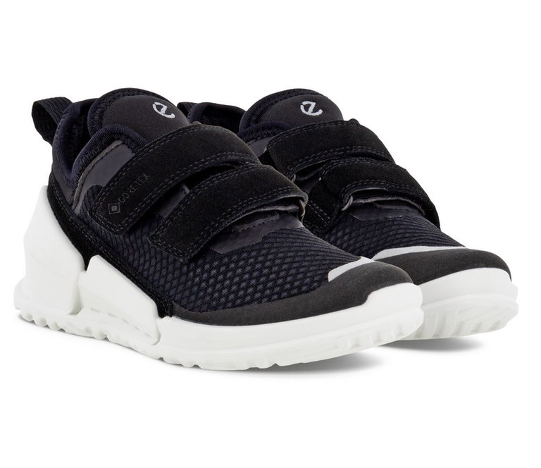 ECCO Sneaker Biom K1 (Textil/Leder, wasserdicht) schwarz Kinder