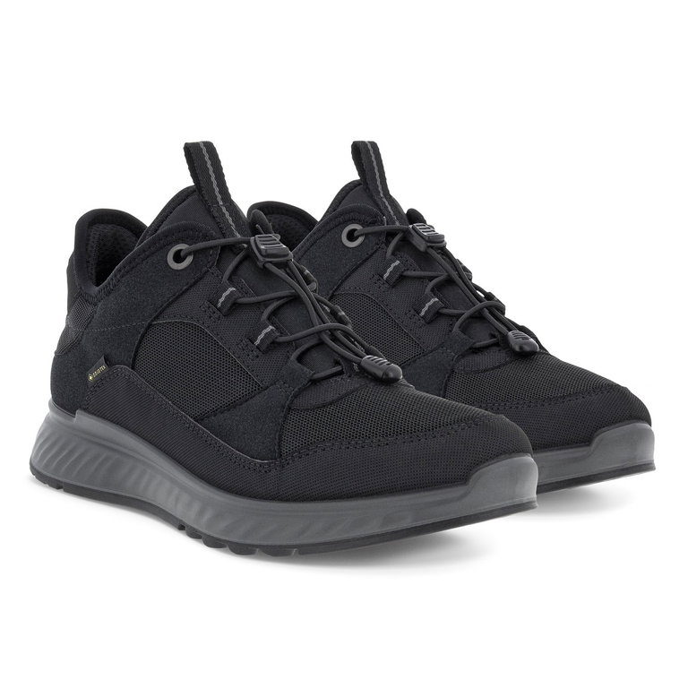 ECCO Sneaker Exostride W Low GTX TEX (wasserdicht, leicht, atmungsaktiv) schwarz Damen