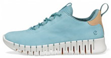ECCO Sneaker Gruuv Lea (weiches Nappaleder) blau Damen
