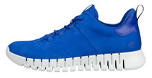 ECCO Sneaker Gruuv Lea (aus Nubukleder) blau Herren