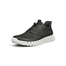 ECCO Sneaker Gruuv (Leder/Textil) 2026 schwarz/weiss Herren