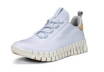 ECCO Sneaker Gruuv Lea (weiches Nappaleder) hellblau Damen