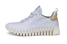 ECCO Sneaker Gruuv Lea (weiches Nappaleder) hellblau Damen