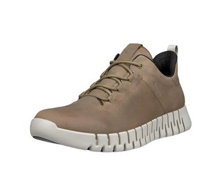 ECCO Sneaker Gruuv Lea GTX (Glattleder, wasserdicht) hellbraun Herren