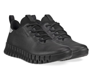 ECCO Sneaker Gruuv Lea GTX (ECCO-Leder) schwarz Damen