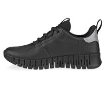 ECCO Sneaker Gruuv Lea GTX (ECCO-Leder) schwarz Damen