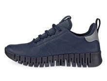 ECCO Sneaker Gruuv Lea GTX (ECCO-Leder) marineblau Damen