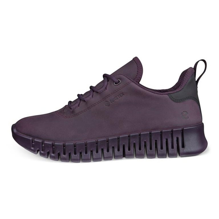 ECCO Sneaker Gruuv Lea GTX (nubuck leather, waterproof) mauve pink ladies
