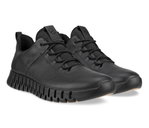 ECCO Sneaker Gruuv Lea GTX (smooth leather, waterproof) black Men