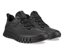 ECCO Sneaker Gruuv Lea GTX (Glattleder, wasserdicht) schwarz Herren