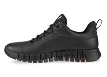 ECCO Sneaker Gruuv Lea GTX (Glattleder, wasserdicht) schwarz Herren