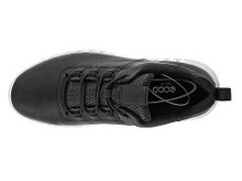 ECCO Sneaker Gruuv Lea (aus Nubukleder) schwarz/weiss Herren