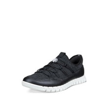 ECCO Sneaker Gruuv Lite (Leder/Textil) schwarz Damen