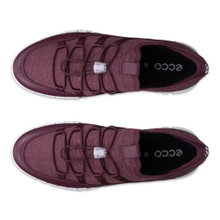 ECCO Sneaker Gruuv Lite (Leder/Textil) burgundrot Damen