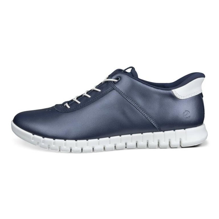 ECCO Sneaker Gruuv Lite (full-grain leather) navy blue ladies