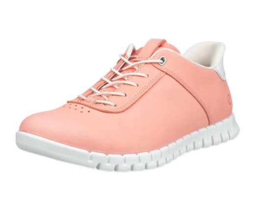 ECCO Sneaker Gruuv Lite (Nubukleder) coralorange Damen