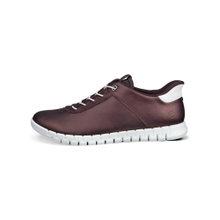 ECCO Sneaker Gruuv Lite (Vollnarbenleder) bordeaux/rot Damen
