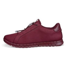 ECCO Sneaker Gruuv Lite WP (Nubukleder, wasserdicht) weinrot Damen