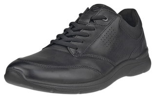 ECCO Sneaker Irving Low Lace (Vollnarbenleder) schwarz Herren