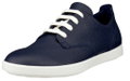 ECCO Sneaker Leisure Lace Up (weiches Premium-Leder) navyblau Damen