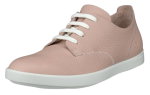 ECCO Sneaker Leisure Lace Up (weiches Premium-Leder) rosa Damen