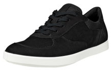 ECCO Sneaker Leisure Oxford (Premium-Leder) schwarz Damen