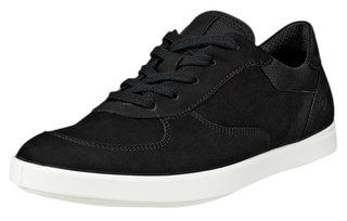 ECCO Sneaker Leisure Oxford (Premium-Leder) schwarz Damen