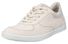 ECCO Sneaker Leisure Oxford (Premium-Leder) limestone Damen