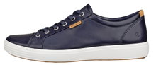 ECCO Sneaker Mens Soft 7 (aus Premium-Leder) navyblau Herren